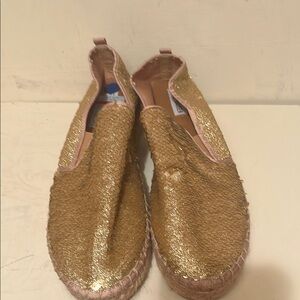 Gold Steve Madden Espadrilles